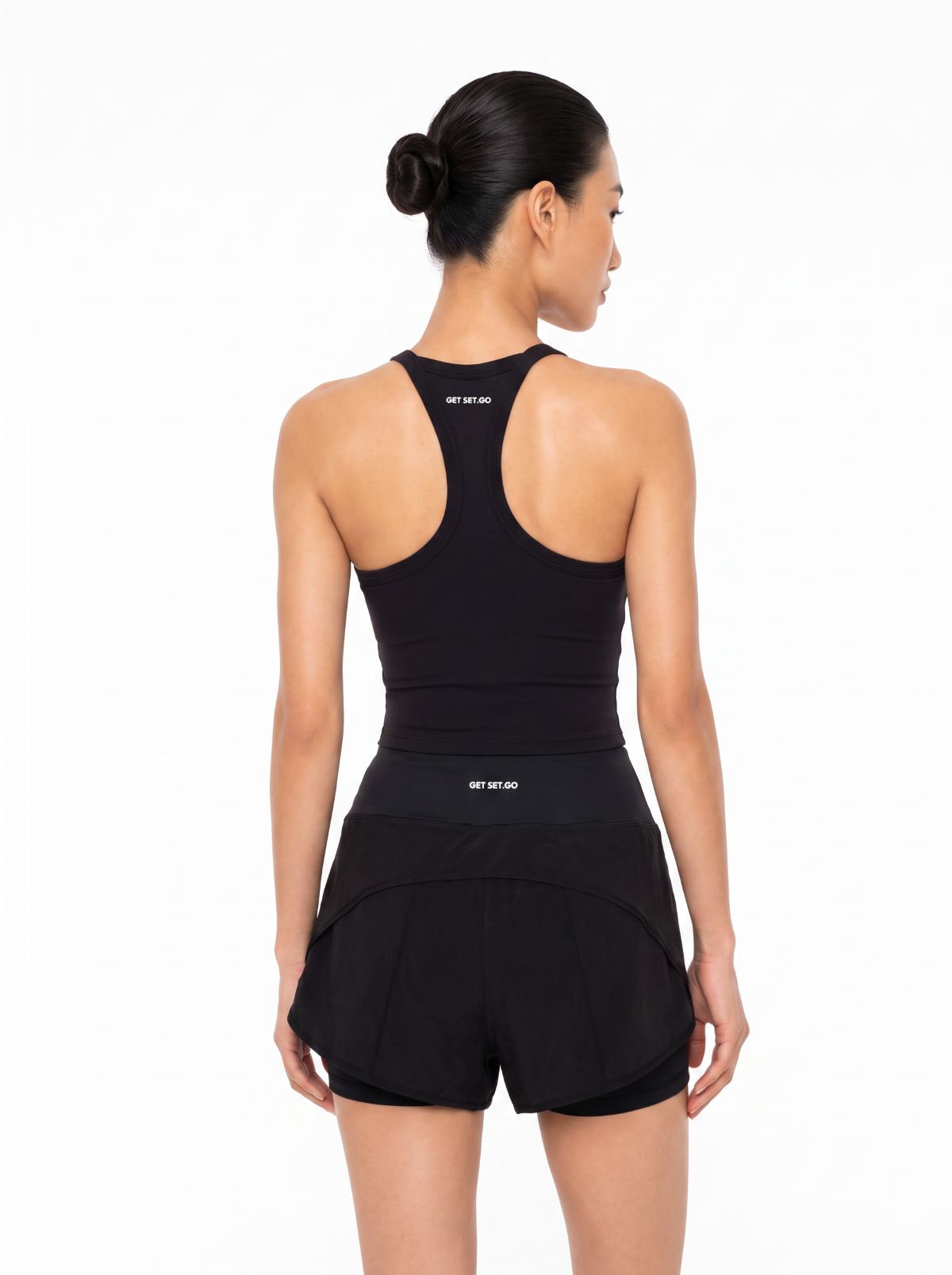 The Training Shorts in Black - view 2