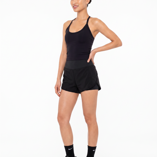 The Training Shorts in Black - view 3