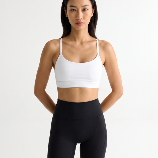 The Training Bra in White - view 2