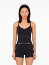 The Daily Fold Over Shorts 4" in Black - view 2