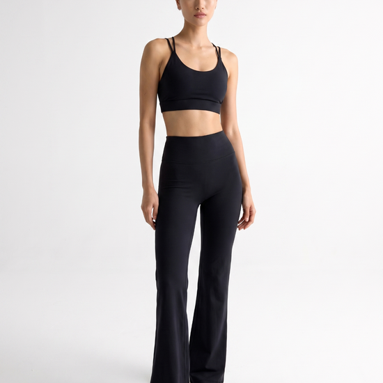 The Daily Flare Leggings in Black - view 2
