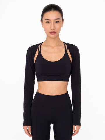 The Daily Layer Shrug in Black - view 2