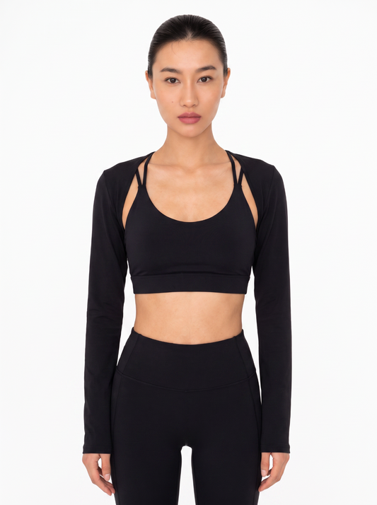 The Daily Layer Shrug in Black - view 2