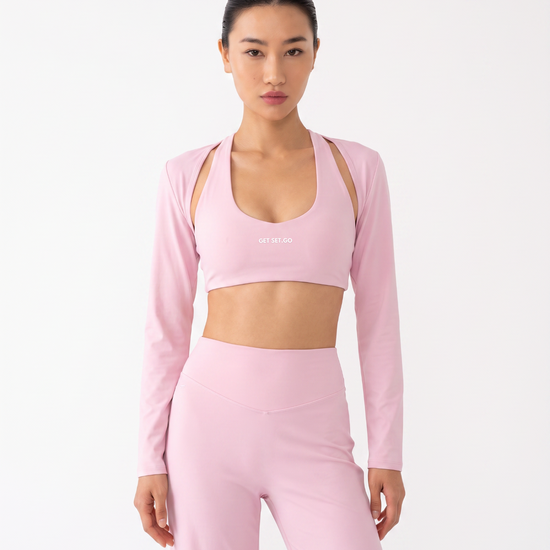 The Daily Layer Shrug in Pink - view 2
